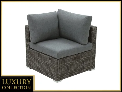 DEOKORK Ratanový rohový diel MALIBU (sivá)