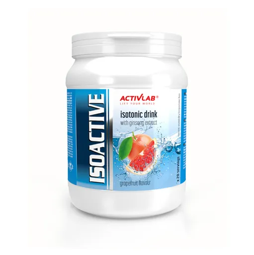 ACTIVLAB Isoactive iontový nápoj s ženšenom príchuť grapefruit 630 g
