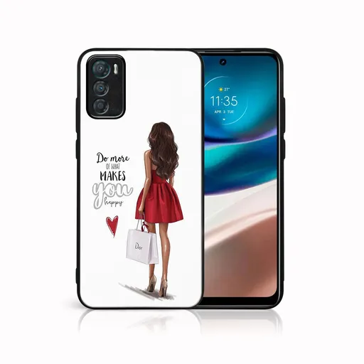 MY ART Ochranný kryt pre Motorola Moto G42 RED DRESS (137)