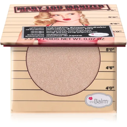 theBalm Lou Manizer Luminizer rozjasňovač a očné tiene v jednom 2.2 g