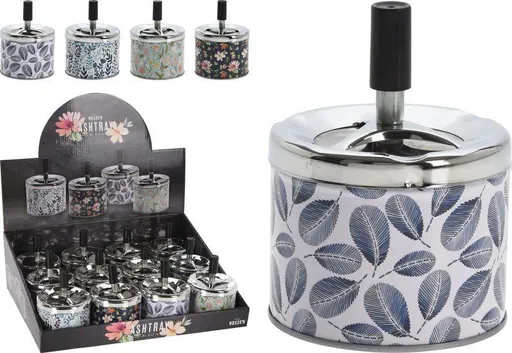 MAKRO - Popolník plech 9x12cm rôzne dekory