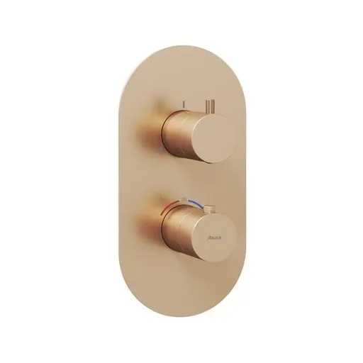 Sprchová a vaňová batéria Ravak Espirit bez podomietkového telesa ružové zlato kartáčovaný X070363