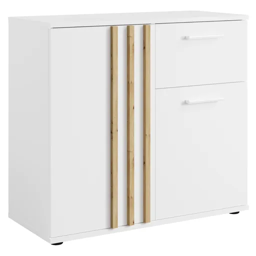 Skriňa TOLIS 2D1S, biela