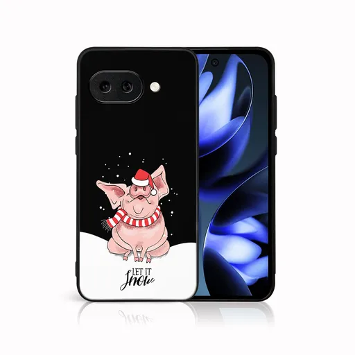 MY ART Kryt s vianočným dizajnom Google Pixel 9a LET IT SNOW (075)