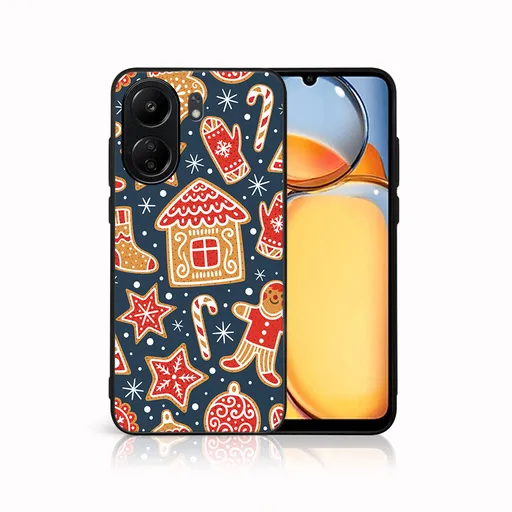 MY ART Kryt s vianočným dizajnom Xiaomi Redmi 13C CHRISTMAS (069)