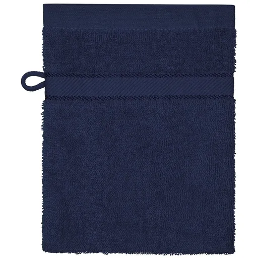 Myrtle Beach (Daiber) Umývacia froté žinka MB435 - Tmavomodrá | 15 x 21 cm