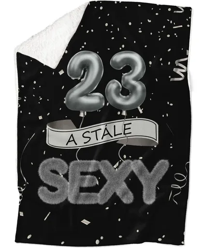 Deka Stále sexy – Čierna (vek: 23, Podšitie baránkom: ÁNO)