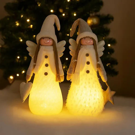 PM Euro-Trading LED Anděl s hvězdou