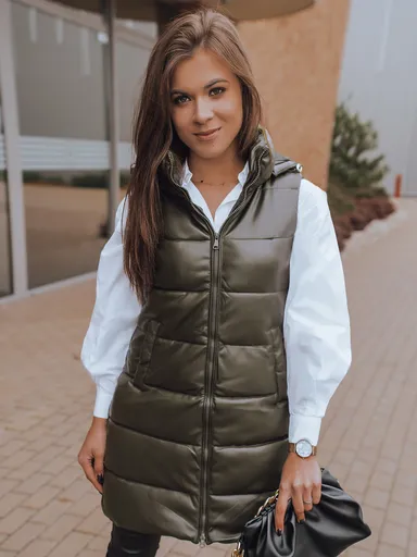 Dámska zelená vesta FIERA