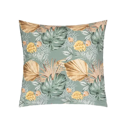 Bellatex Vankúšik Adela Monstera, ruža žltá, 40 x 40 cm