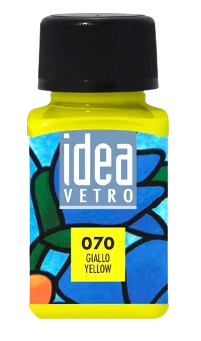 MAIMERI IDEA VETRO - Farby na sklo 070 - yellow, 60 ml