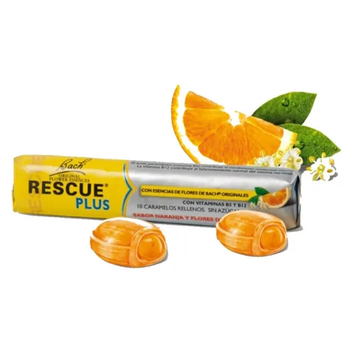 RESCUE® PLUS Krízové ​​cukríky s vitamínmi 10 kusov