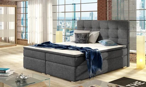 ArtElta Manželská posteľ INEZ Boxspring | 140 x 200 cm Farba: Sawana 05