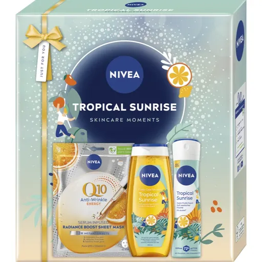 NIVEA Tropical Sunrise darčeková sada na telo a tvár