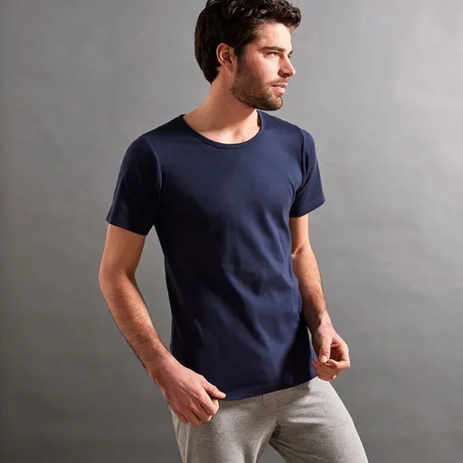 Súprava 2 tričiek Thermoperle® s okrúhlym výstrihom a krátkymi rukávmi, mierne hrejivé