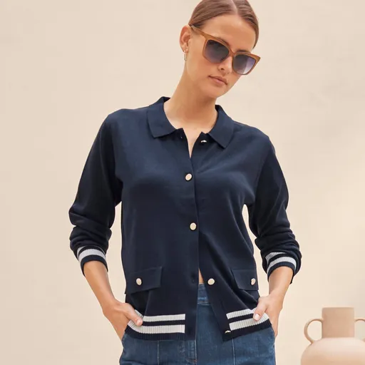 Sveter s polo golierom