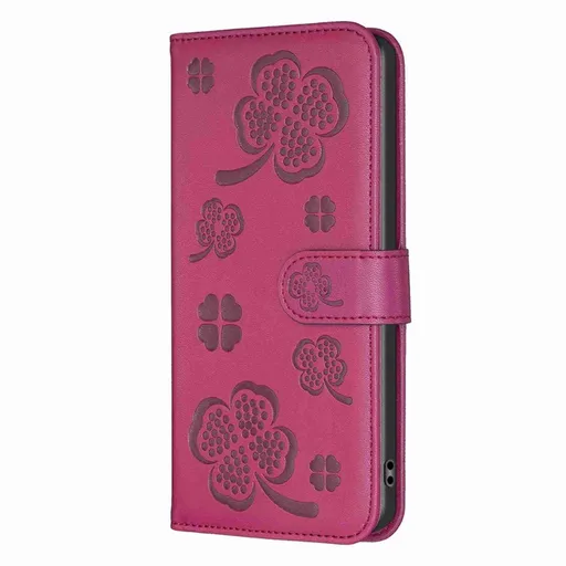 ART CLOVER Peňaženkový obal pre Xiaomi Redmi 13C bordový