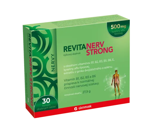 REVITANERV STRONG pre správnu funkciu nervovej sústavy 30tbl