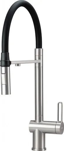 DEANTE - Magnetic nerez Kuchynská batéria, s pripojením na vodný filter, s elastickou hubicou BRM_F75M