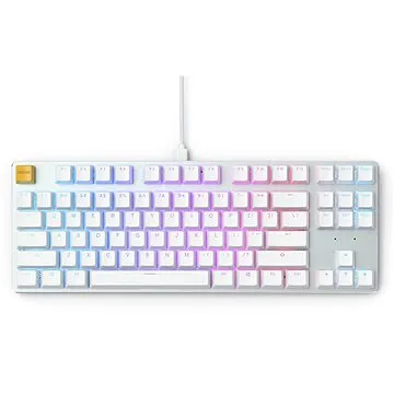 Glorious GMMK TKL White Ice Edition – Gateron-Brown, US, biela (GLO-GMMK-TKL-BRN-W)