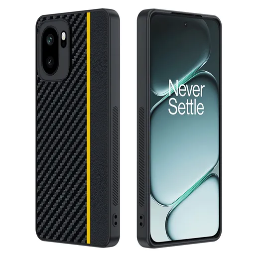 CARBON Ochranný obal pre OnePlus 15R BLACK-YELLOW