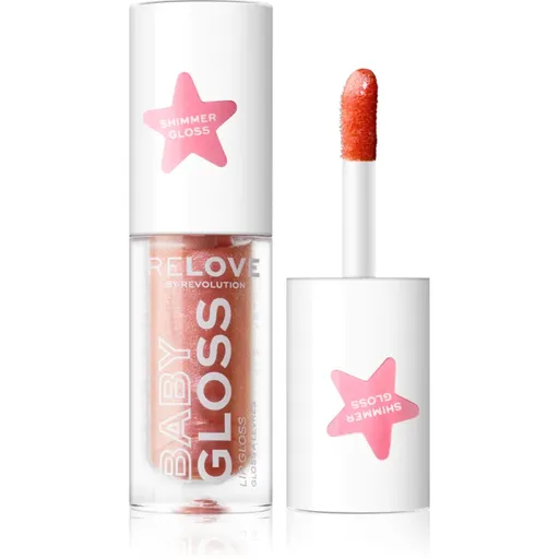 Revolution Relove Baby Gloss Shimmer trblietavý lesk na pery odtieň Ethereal 1.8 ml