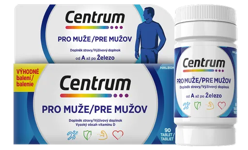 Centrum Multivitamín pre mužov 90 tabliet