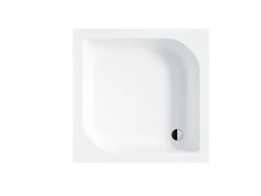 BESCO - Štvorcová sprchová vanička ARES - Nožičky k vani - Bez nožičiek, Rozmer A - 90, Rozmer B - 90 VANKARES90