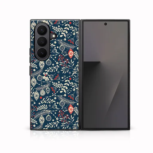 MY ART Kryt s vianočným dizajnom Samsung Galaxy Z Fold7 5G MISTLETOE (070)