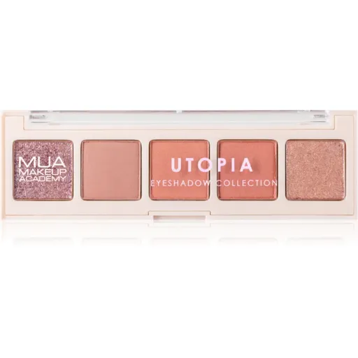 MUA Makeup Academy Eyeshadow Collection paletka očných tieňov odtieň Utopia 3.8 g
