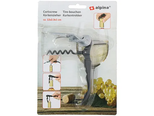 EDCO - Vývrtka skladacia 12x2,3x1cm Alpina