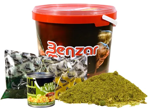 Benzar mix krmítková zmes instnt groundbait mix 3 kg + nástrahy - amur