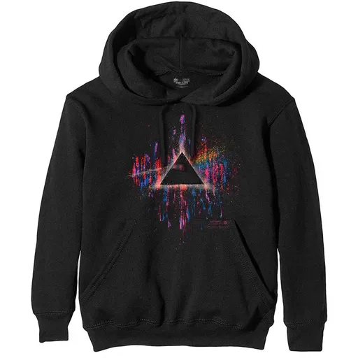 Pink Floyd mikina Dark Side of the Moon Pink Splatter Čierna S
