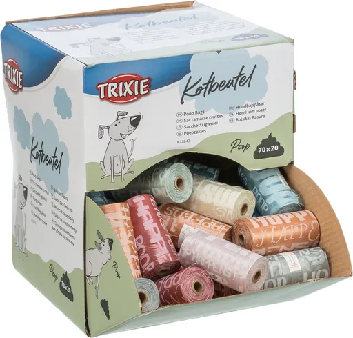 Trixie Karton s náhradními barevnými sáčky na trus 70 rolí á 20 ks