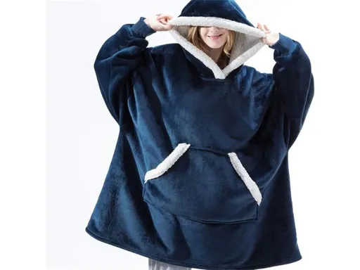 Mikinová deka 4L 10793a Blue