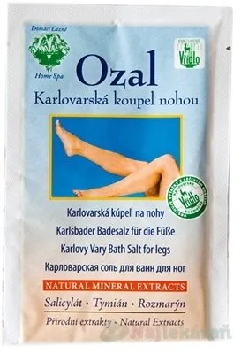 Ozal kúpeľová soľ na nohy 25 g