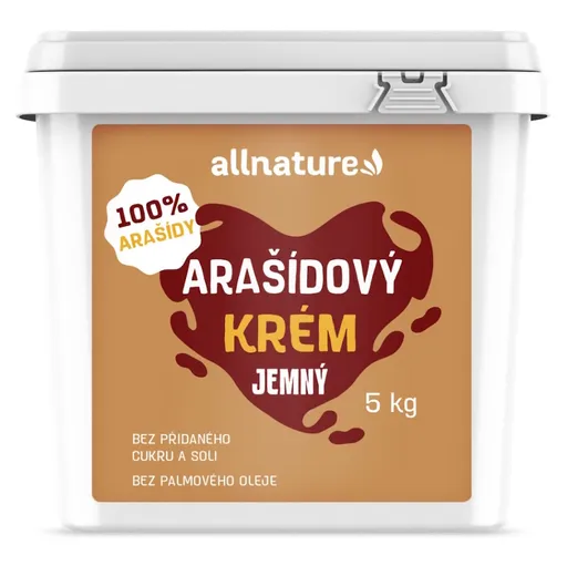 ALLNATURE Arašidový krém jemný 5 kg