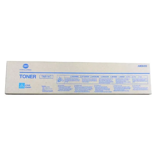Konica Minolta originál toner TN514C, cyan, 26000str., A9E8450, Konica Minolta Bizhub C458, C558, C658, O, azurová