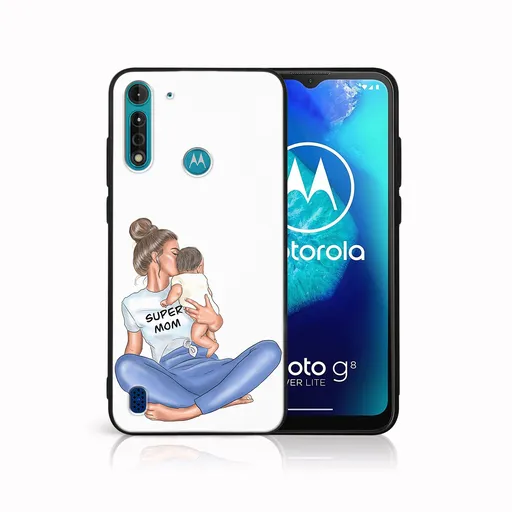 MY ART Ochranný kryt pre Motorola Moto G8 Power Lite SUPERMOM (112)