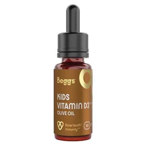 BEGGS Kids vitamín D3 400 IU olive oil BIO 30 ml