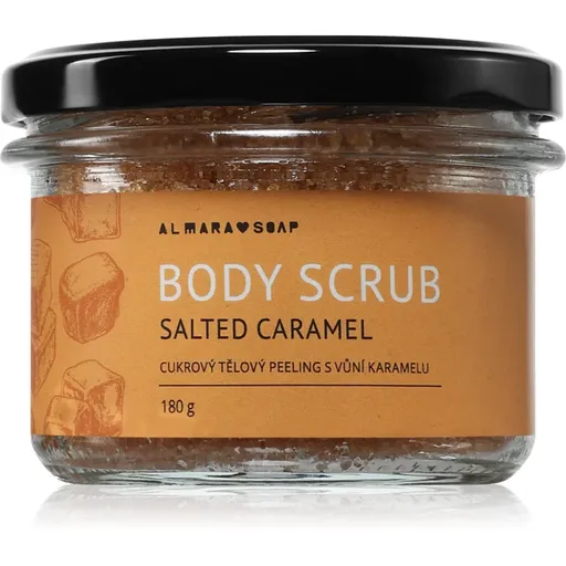 Almara Soap Body Scrub cukrový telový peeling na celulitídu s vôňou Salted Caramel 180 g