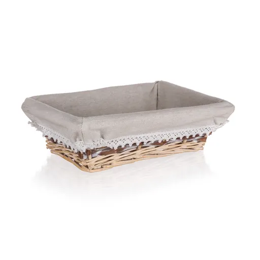 Home Decor Prútený košík Duo, 26 x 18 x 7,5 cm, 21 x 18 x 7,5 cm