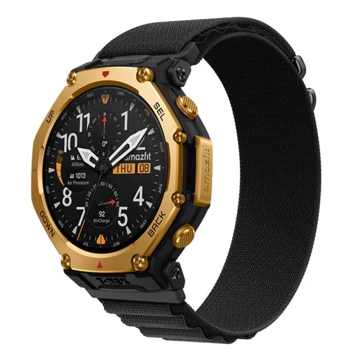 NYLON Vymeniteľný remienok pre Amazfit T-Rex 3 Pro 48mm čierny