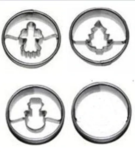 Vykrajovač na cukrovinky TORO 4cm vianočna sada 4ks