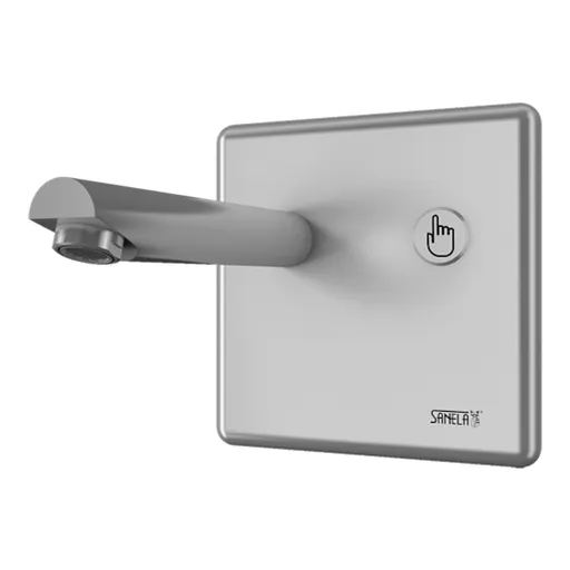 Umývadlová batéria Sanela so senzorom nerez SLU04P17