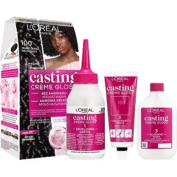 LORÉAL PARIS Casting Creme Gloss 100 Temne čierna (3600523425150)