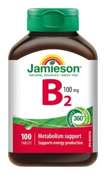 Jamieson B2 Vitamín 100 mg Riboflavin 100 tabliet