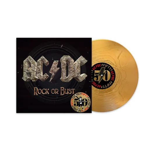 AC/DC - Rock Or Bust / Limited / Gold Metallic / Vinyl LP