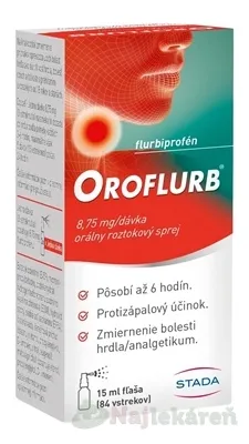 Oroflurb 84 vstrekov (fľaška HDPE s dáv.pumpou) 15ml
