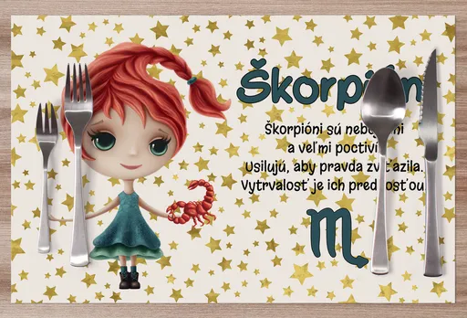 Prestieranie Znamenie pre deti Škorpión (23.10. - 22.11.)